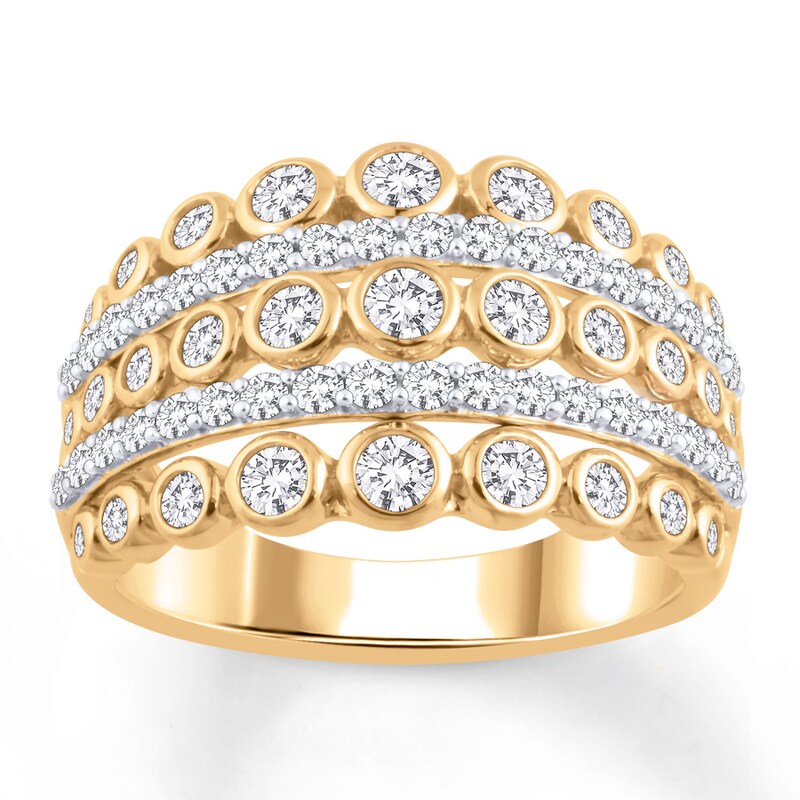 Diamond Ring 1-1/4 ct tw Round 14K Yellow Gold