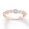 Thumbnail Image 0 of Diamond Stackable Ring 1/6 ct tw Bezel-Set Round 10K Rose Gold