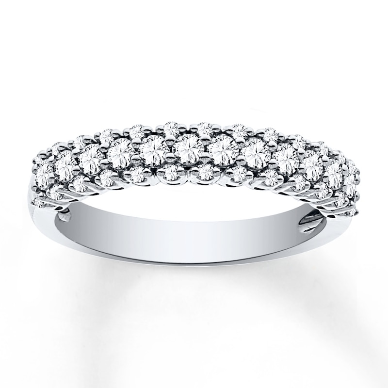 Diamond Anniversary Band 1/2 ct tw Round-cut 14K White Gold