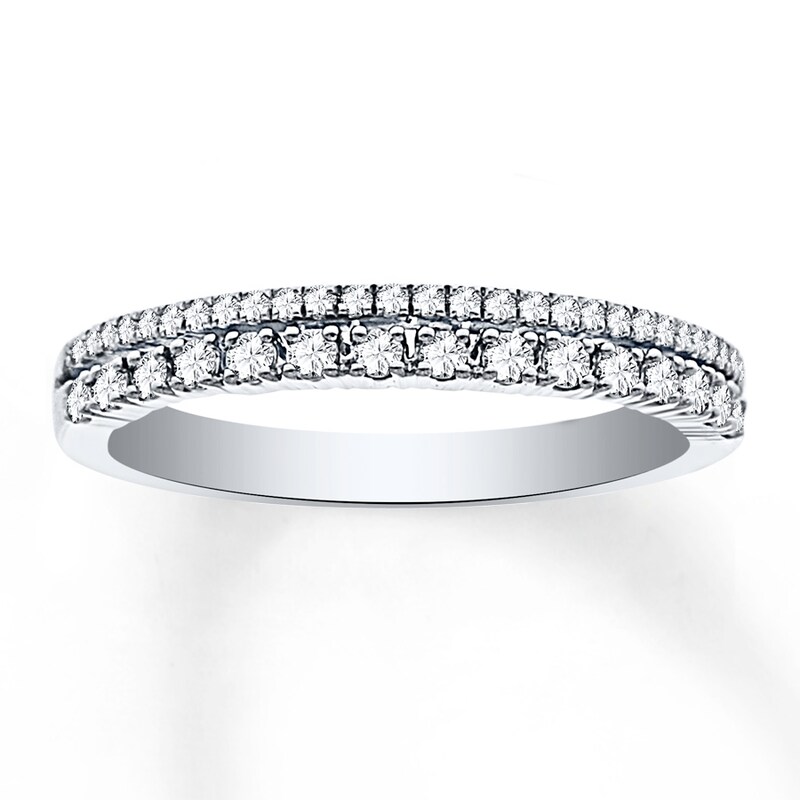 Main Image 1 of Diamond Anniversary Band 1/4 ct tw Round-cut 14K White Gold