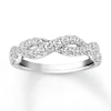 Thumbnail Image 1 of Diamond Anniversary Band 1/2 ct tw Round-cut 10K White Gold