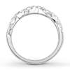 Thumbnail Image 1 of Diamond Anniversary Band 1/2 ct tw Round-cut 10K White Gold