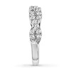 Thumbnail Image 3 of Diamond Anniversary Band 1/2 ct tw Round-cut 10K White Gold