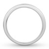 Thumbnail Image 1 of Diamond Anniversary Ring 1/2 ct tw Round/Baguette Platinum