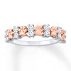 Thumbnail Image 1 of Dog Paw Ring 3/8 ct tw Diamonds 10K Two-Tone Gold