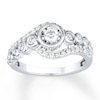 Thumbnail Image 0 of Diamond Ring 5/8 ct tw Round 14K White Gold