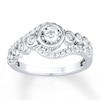 Thumbnail Image 0 of Diamond Ring 5/8 ct tw Round 14K White Gold