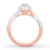 Thumbnail Image 1 of Diamond Promise Ring 1/2 ct tw Round 14K Two-Tone Gold