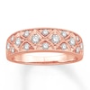 Thumbnail Image 0 of Diamond Anniversary Band 1/2 ct tw Round-cut 14K Rose Gold