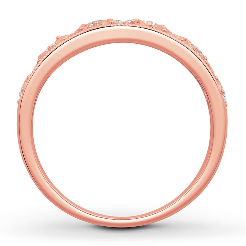 Diamond Anniversary Band 1/2 ct tw Round-cut 14K Rose Gold