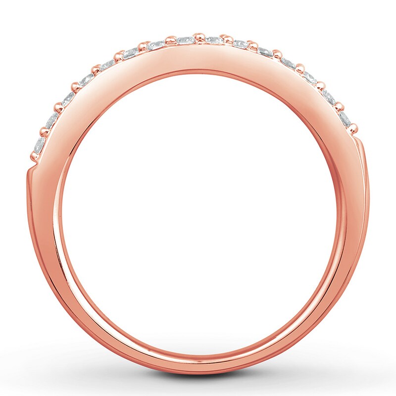 Diamond Anniversary Band 1/4 ct tw Round-cut 14K Rose Gold