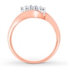 Thumbnail Image 2 of Diamond  Promise Ring 1/8 ct tw Round 10K Rose Gold