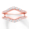 Thumbnail Image 1 of Diamond Enhancer Ring 5/8 ct tw Round-cut 14K Rose Gold