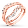 Thumbnail Image 4 of Diamond Enhancer Ring 5/8 ct tw Round-cut 14K Rose Gold