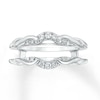 Thumbnail Image 0 of Diamond Enhancer Ring 1/8 ct tw Round-cut 14K White Gold