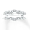 Thumbnail Image 1 of Diamond Enhancer Ring 1/8 ct tw Round-cut 14K White Gold