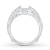 Thumbnail Image 1 of Diamond Enhancer Ring 1/8 ct tw Round-cut 14K White Gold