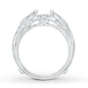 Thumbnail Image 2 of Diamond Enhancer Ring 1/8 ct tw Round-cut 14K White Gold
