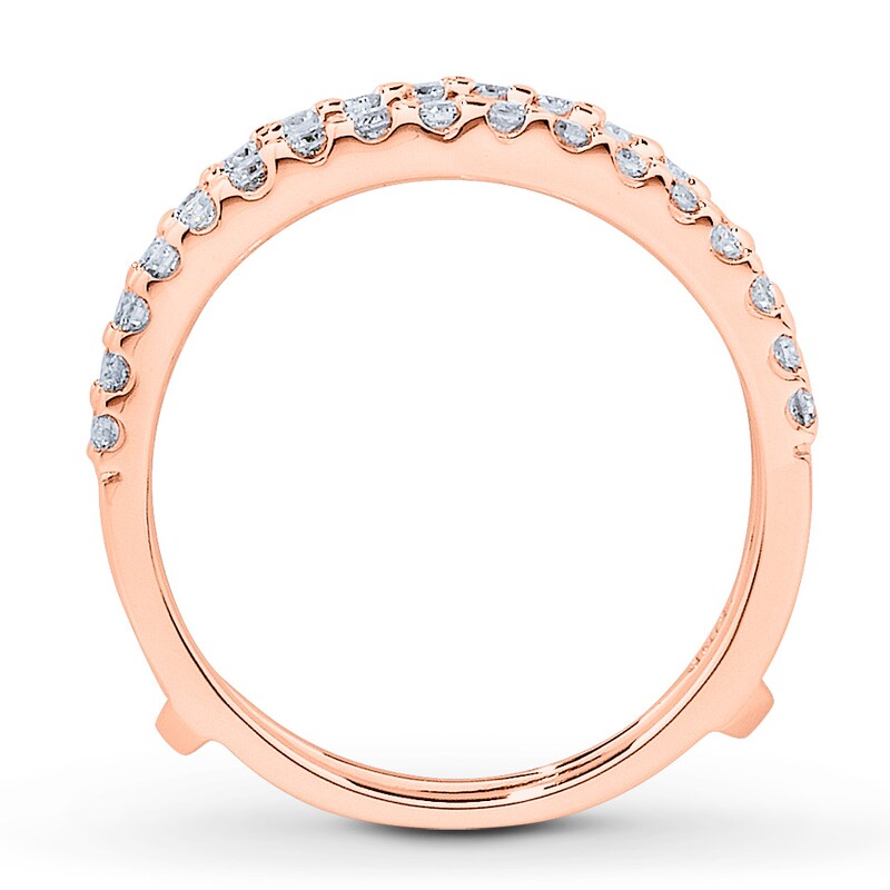 Diamond Enhancer Ring 1/2 ct tw Round-cut 14K Rose Gold