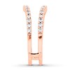 Thumbnail Image 2 of Diamond Enhancer Ring 1/2 ct tw Round-cut 14K Rose Gold