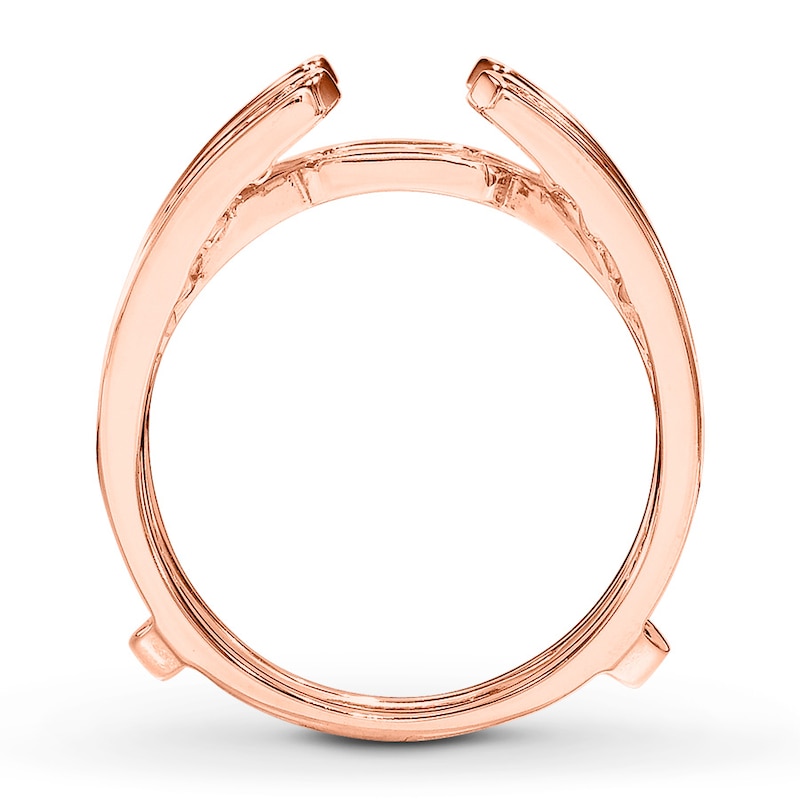 Diamond Enhancer Ring 3/8 Carat tw Round-cut 14K Rose Gold
