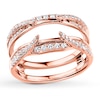 Thumbnail Image 0 of Diamond Enhancer Ring 1/2 ct tw Round-cut 14K Rose Gold