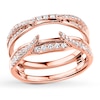 Thumbnail Image 0 of Diamond Enhancer Ring 1/2 ct tw Round-cut 14K Rose Gold