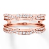 Thumbnail Image 3 of Diamond Enhancer Ring 1/2 ct tw Round-cut 14K Rose Gold