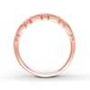 Thumbnail Image 1 of Diamond Anniversary Band 1/4 ct tw Round/Baguette 14K Rose Gold