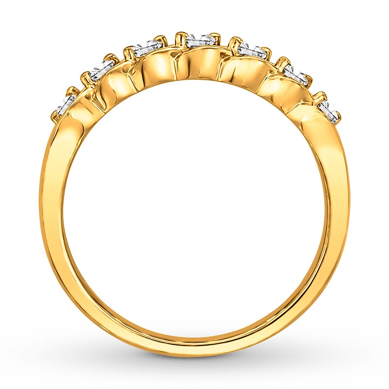 Diamond Anniversary Band 1/3 ct tw Round-cut 10K Yellow Gold