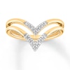 Thumbnail Image 0 of Diamond Ring 1/10 ct tw Round-cut 10K Yellow Gold