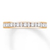 Thumbnail Image 2 of Diamond Anniversary Band 1/2 ct tw Round/Baguette 14K Gold