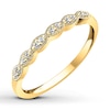 Thumbnail Image 4 of Diamond Anniversary Band 1/10 ct tw Round-cut 14K Yellow Gold