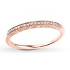 Thumbnail Image 0 of Diamond Anniversary Band 1/10 ct tw Round-cut 10K Rose Gold