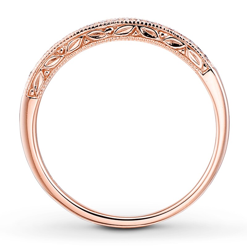 Diamond Anniversary Band 1/10 ct tw Round-cut 10K Rose Gold