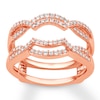 Thumbnail Image 0 of Diamond Enhancer Ring 1/3 ct tw Round-cut 14K Rose Gold
