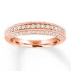 Thumbnail Image 0 of Diamond Anniversary Band 1/2 ct tw Round-cut 14K Rose Gold