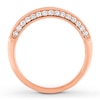 Thumbnail Image 1 of Diamond Anniversary Band 1/2 ct tw Round-cut 14K Rose Gold