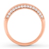 Thumbnail Image 1 of Diamond Anniversary Band 1/2 ct tw Round-cut 14K Rose Gold