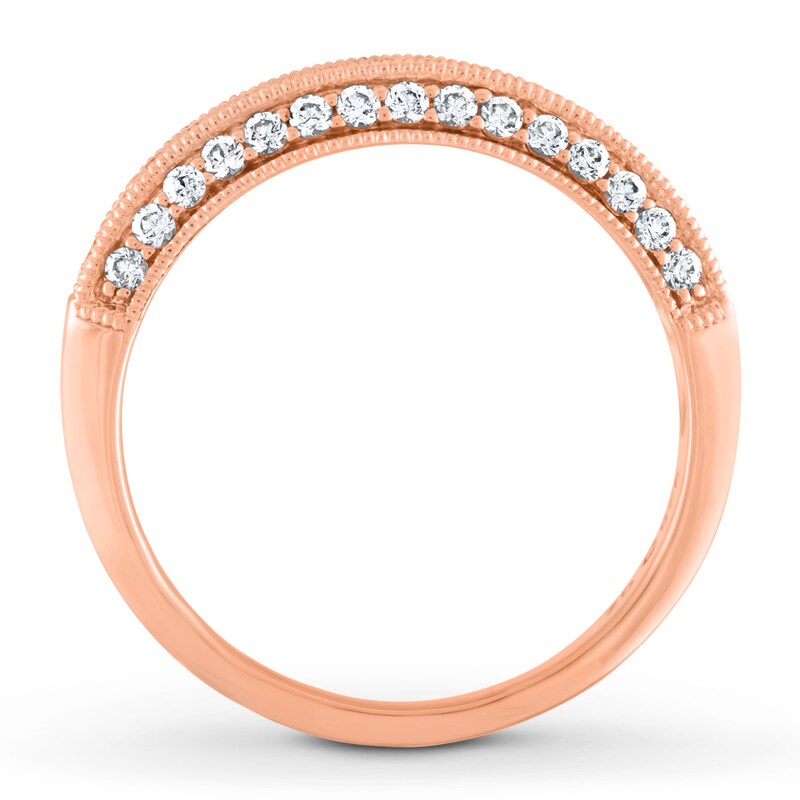 Diamond Anniversary Band 1/2 ct tw Round-cut 14K Rose Gold