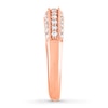 Thumbnail Image 2 of Diamond Anniversary Band 1/2 ct tw Round-cut 14K Rose Gold