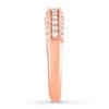 Thumbnail Image 2 of Diamond Anniversary Band 1/2 ct tw Round-cut 14K Rose Gold