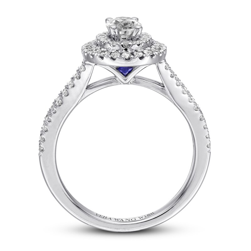 Main Image 2 of Vera Wang WISH Engagement Ring 1 ct tw Diamonds 14K White Gold Ring