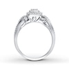 Thumbnail Image 1 of Diamond Promise Ring 1/5 ct tw Round 10K White Gold