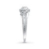 Thumbnail Image 2 of Diamond Promise Ring 1/5 ct tw Round 10K White Gold