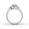 Thumbnail Image 1 of Diamond Promise Ring 3/8 ct tw Round 10K White Gold