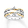 Thumbnail Image 0 of Diamond Enhancer Ring 3/8 ct tw Round-cut 14K Two-Tone Gold