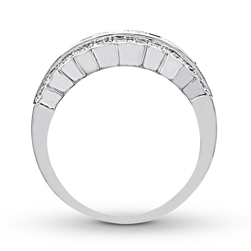 Diamond Ring 3 carats tw Round-cut 14K White Gold