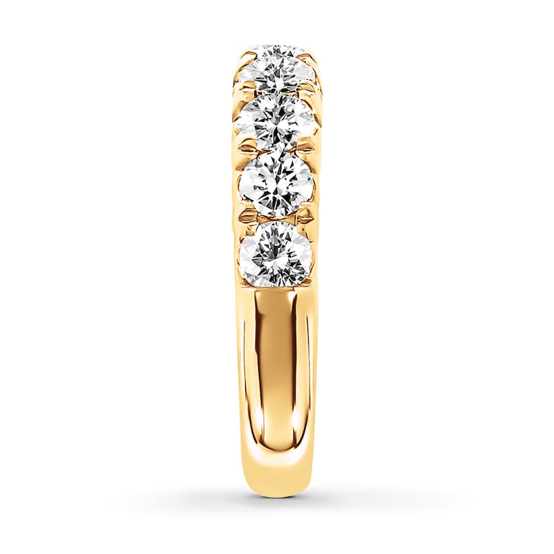 Diamond Anniversary Band 2 carats tw Round-cut 14K Yellow Gold