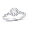 Thumbnail Image 0 of Diamond Promise Ring 1/2 ct tw Round 10K White Gold